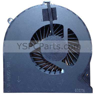 Clevo P870dm ventilator