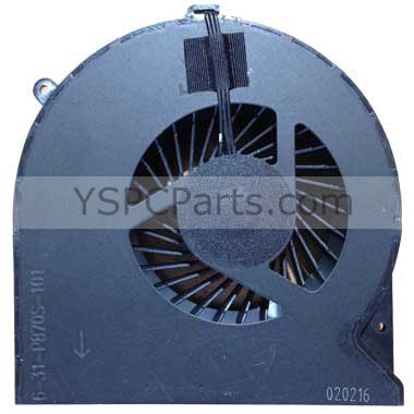 ventilateur Clevo P870s