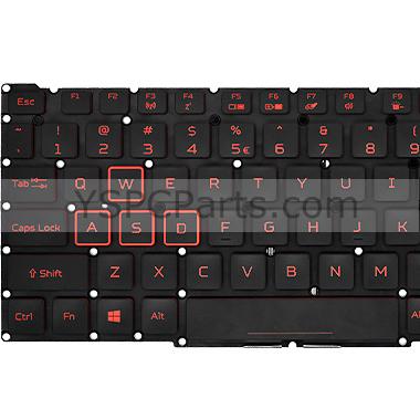 Acer Nitro 5 An515-54-76g8 tangentbord